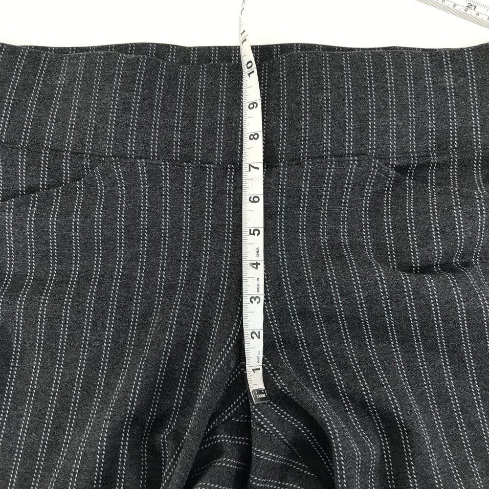 Torrid Studio Pixie Luxe Ponte Skinny Pant Women's Plus Size 1/1X Gray Stripe - Picture 6 of 12